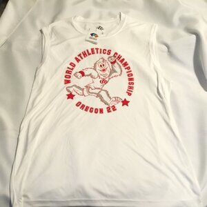 World Athletics Championships Sleeveless Shirt XL Men's Track Eugene 2022 NWT